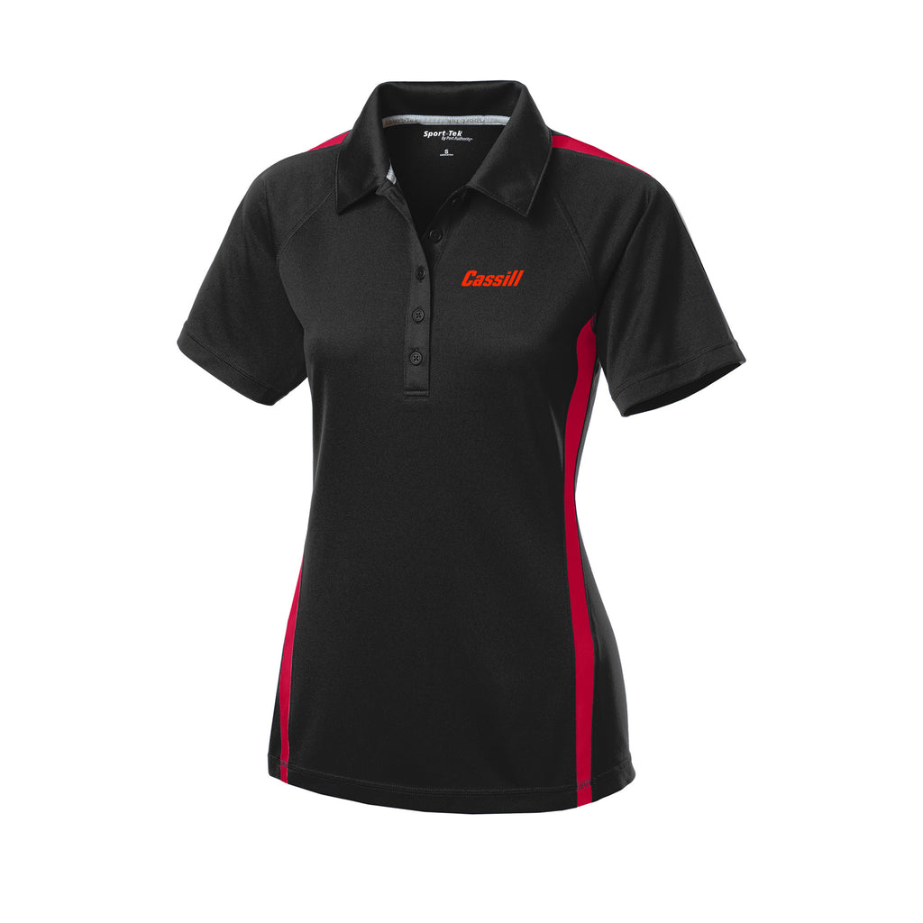 Cassill - Sport-Tek® Ladies PosiCharge® Micro-Mesh Colorblock Polo