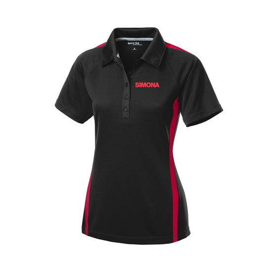 Simona - Port Authority Ladies Posicharge Micro-Mesh Colorblock Polo