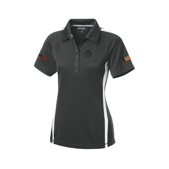 Performance Luxury S - Sport-Tek® Ladies PosiCharge® Micro-Mesh Colorblock Polo