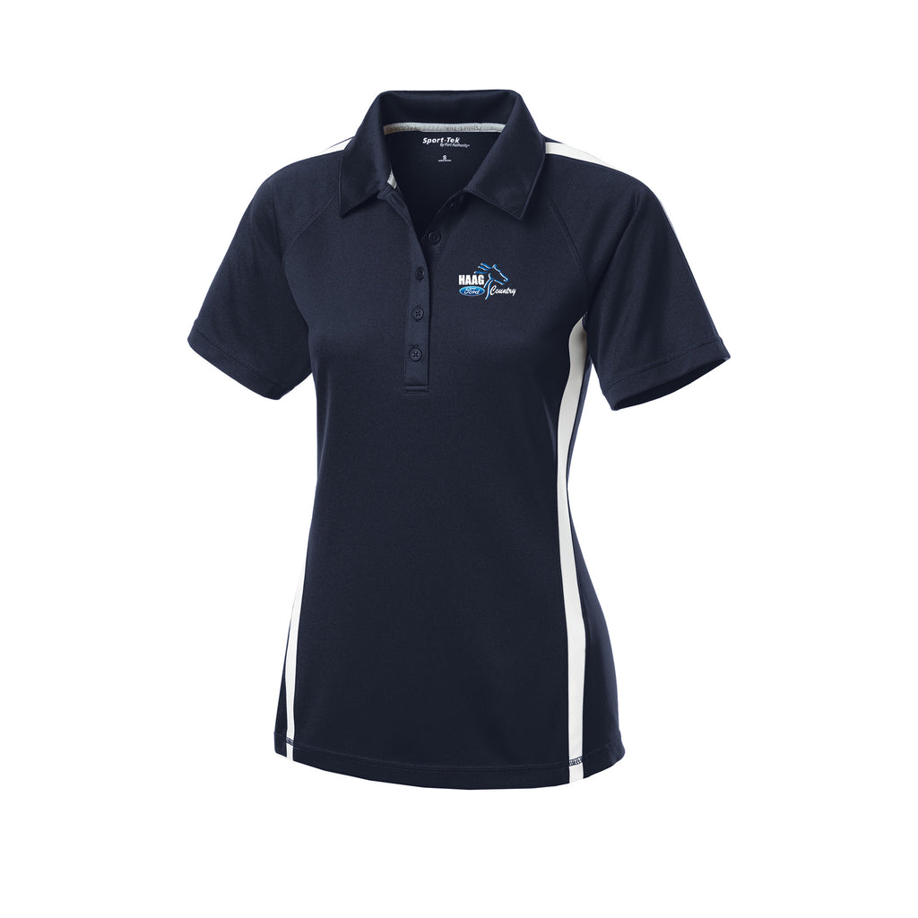 Haag Ford - Sport-Tek® Ladies PosiCharge® Micro-Mesh Colorblock Polo