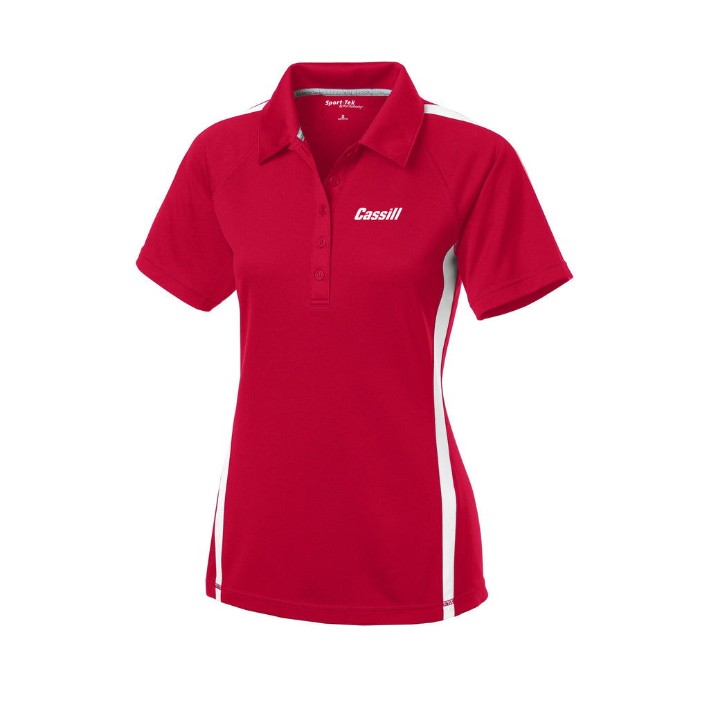 Cassill - Sport-Tek® Ladies PosiCharge® Micro-Mesh Colorblock Polo