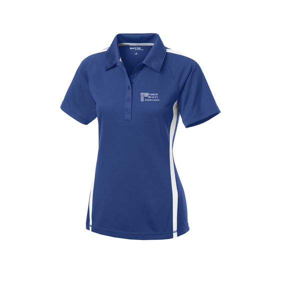 Parker Realty Associates - Sport-Tek® Ladies PosiCharge® Micro-Mesh Colorblock Polo