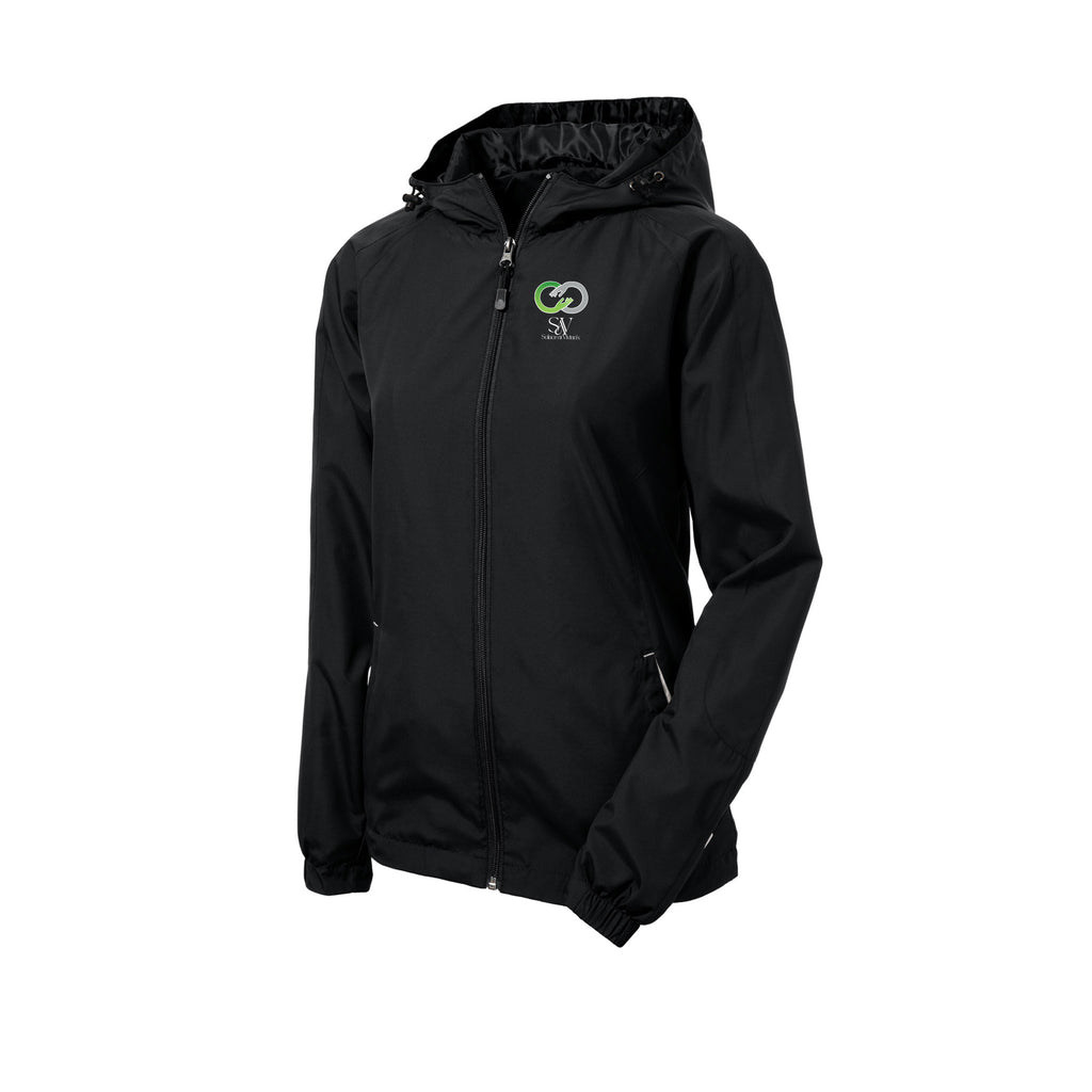 Solace at Vivians - Sport-Tek® Women's Colorblock Hooded Raglan Jacket
