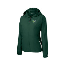 Solace at Vivians - Sport-Tek® Women's Colorblock Hooded Raglan Jacket