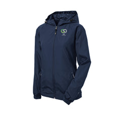 Solace at Vivians - Sport-Tek® Women's Colorblock Hooded Raglan Jacket