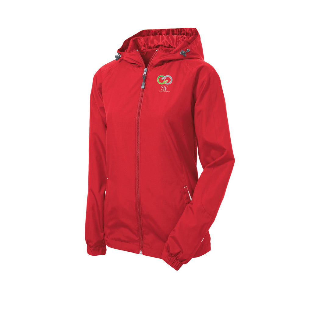 Solace at Vivians - Sport-Tek® Women's Colorblock Hooded Raglan Jacket