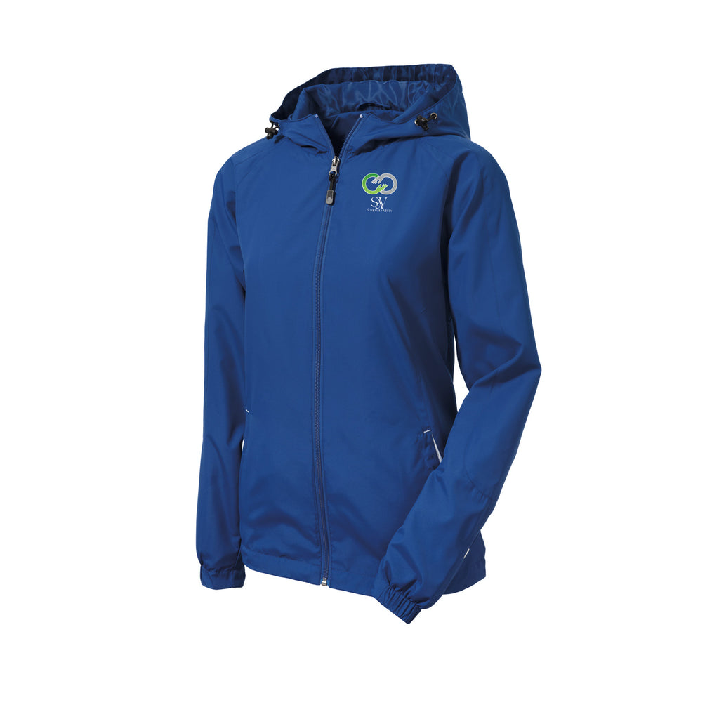 Solace at Vivians - Sport-Tek® Women's Colorblock Hooded Raglan Jacket