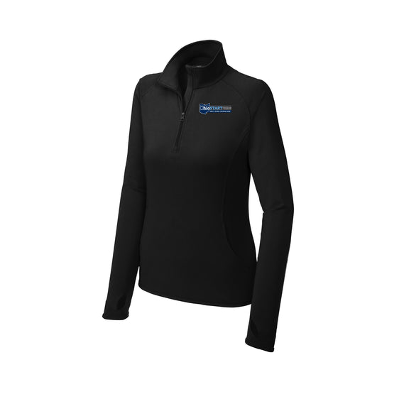 Perry County Services - Sport-Tek® Ladies Sport-Wick® Stretch 1/2-Zip Pullover