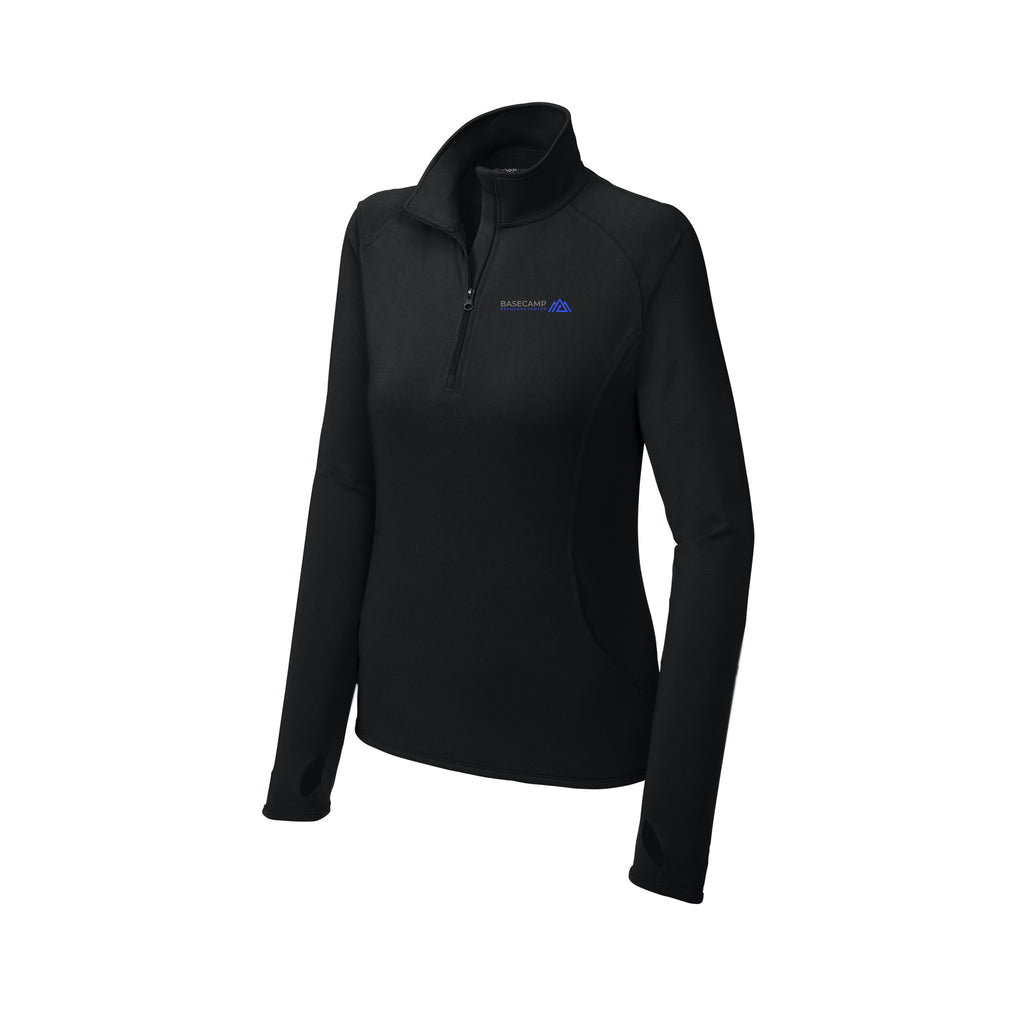 Basecamp Recovery Center - Sport-Tek® Women's Sport-Wick® Stretch 1/4-Zip Pullover