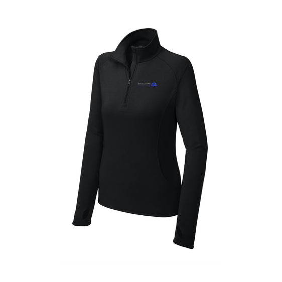 Basecamp Recovery Center - Sport-Tek® Women's Sport-Wick® Stretch 1/4-Zip Pullover