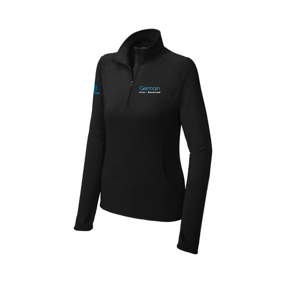 Germain Honda Beavercreek - Sport-Tek® Ladies Sport-Wick® Stretch 1/4-Zip Pullover
