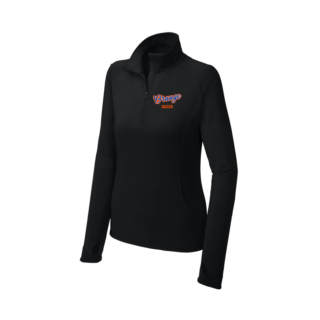Olentangy Orange Soccer - Sport-Tek® Women's Sport-Wick® Stretch 1/4-Zip Pullover
