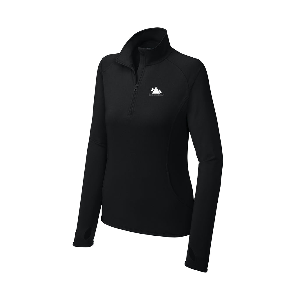 Etched Metal Company - Sport-Tek® Women's Sport-Wick® Stretch 1/4-Zip Pullover