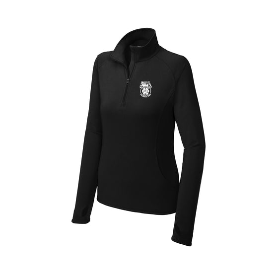 Teamsters Local 284 - Sport-Tek® Ladies Sport-Wick® Stretch 1/4-Zip Pullover