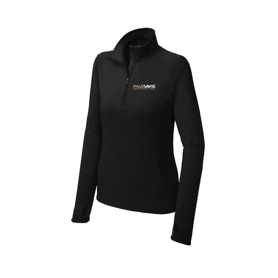 Paul Davis - Sport-Tek® Ladies Sport-Wick® Stretch 1/4-Zip Pullover