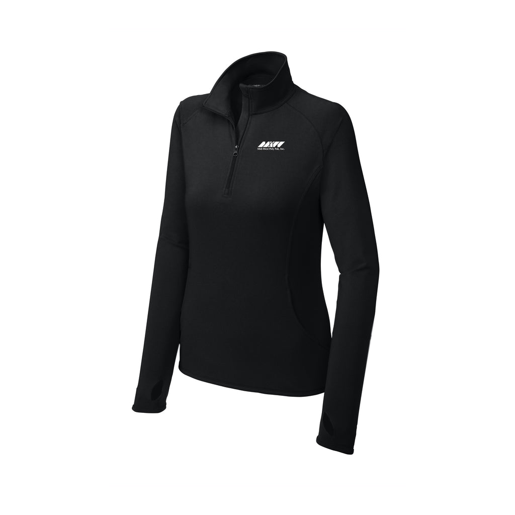 Midwest Polypak - Sport-Tek® Ladies Sport-Wick® Stretch 1/4-Zip Pullover