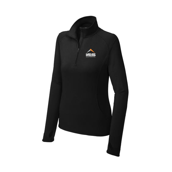 IFS - Sport-Tek® Ladies Sport-Wick® Stretch 1/4-Zip Pullover