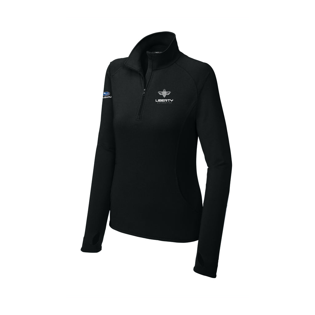 Liberty Automotive - Sport-Tek® Women's Sport-Wick® Stretch 1/4-Zip Pullover