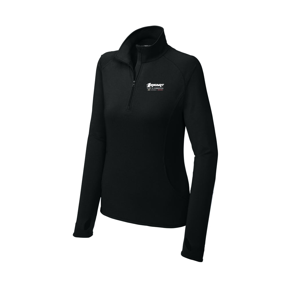 Ricart CBG Fleet - Sport-Tek Ladies Sport-Wick Stretch 1/2-Zip Pullover