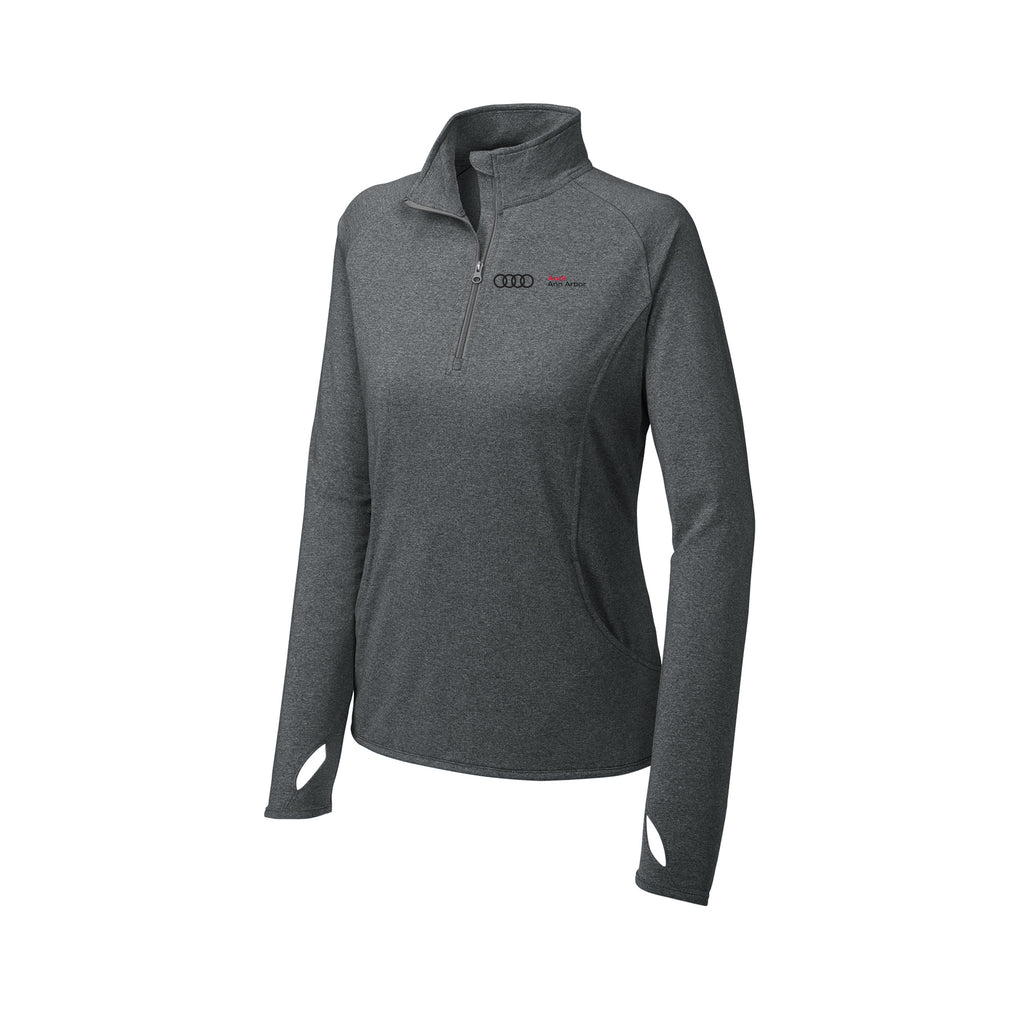Audi of Ann Arbor - Sport-Tek® Women's Sport-Wick® Stretch 1/4-Zip Pullover