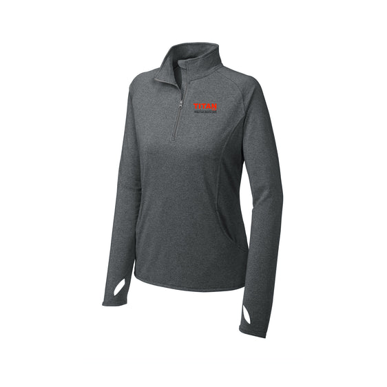 Titan USA - Sport-Tek® Women's Sport-Wick® Stretch 1/4-Zip Pullover