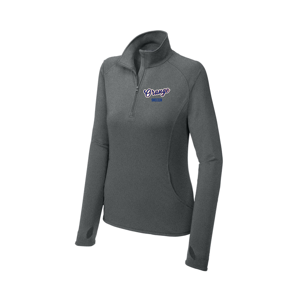 Olentangy Orange Soccer - Sport-Tek® Women's Sport-Wick® Stretch 1/4-Zip Pullover
