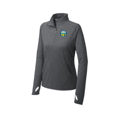 Carroll County - Sport-Tek® Ladies Sport-Wick® Stretch 1/4-Zip Pullover