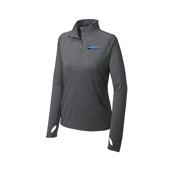 Perry County Services - Sport-Tek® Ladies Sport-Wick® Stretch 1/2-Zip Pullover