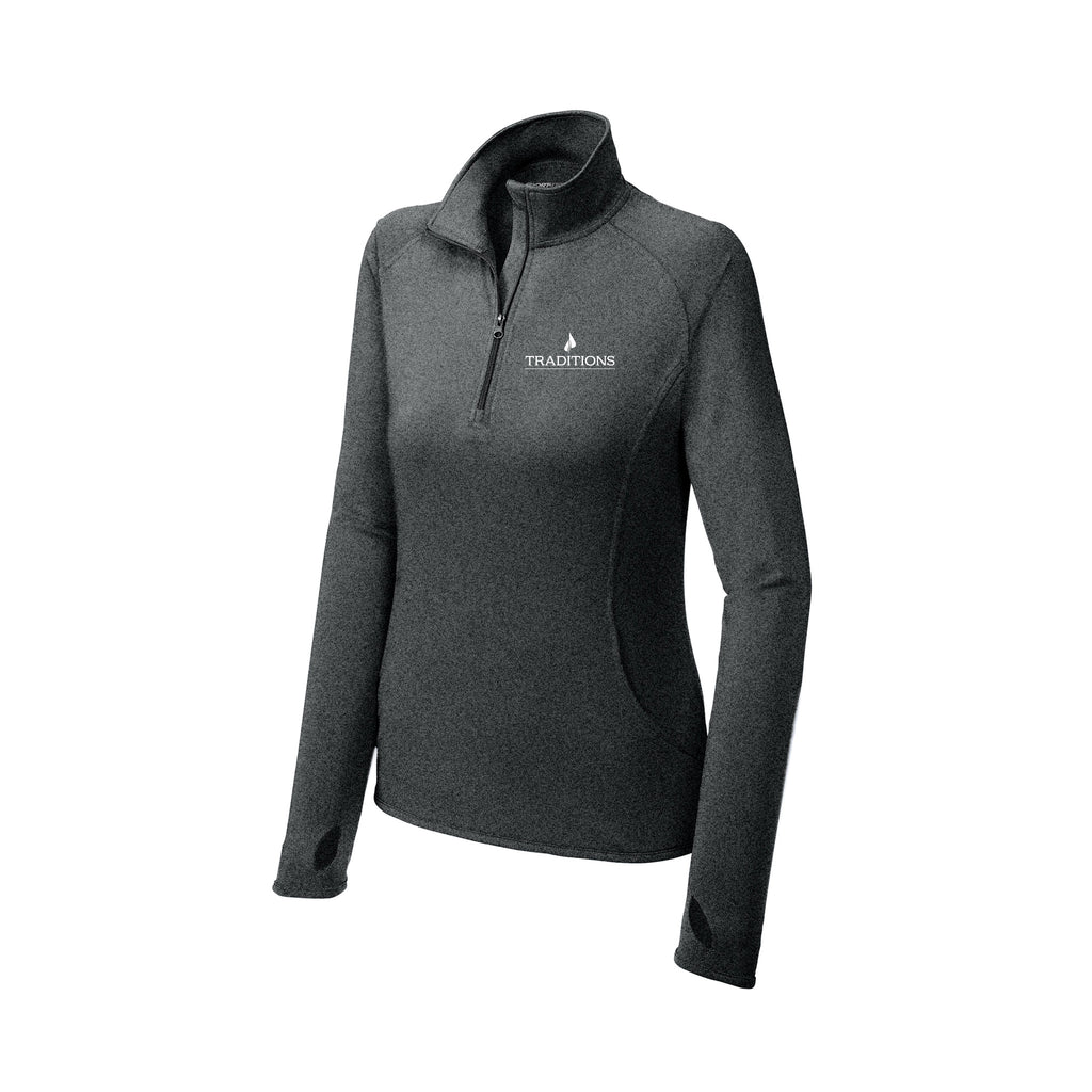 Traditions - Sport-Tek® Women's Sport-Wick® Stretch 1/4-Zip Pullover