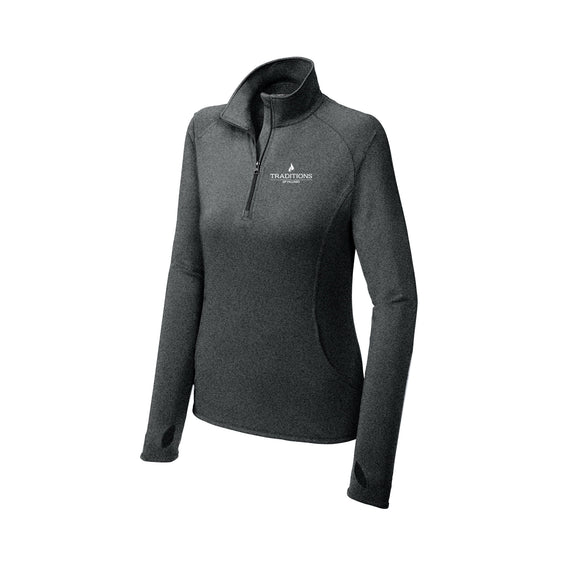 Traditions of Hilliard - Sport-Tek® Women's Sport-Wick® Stretch 1/4-Zip Pullover