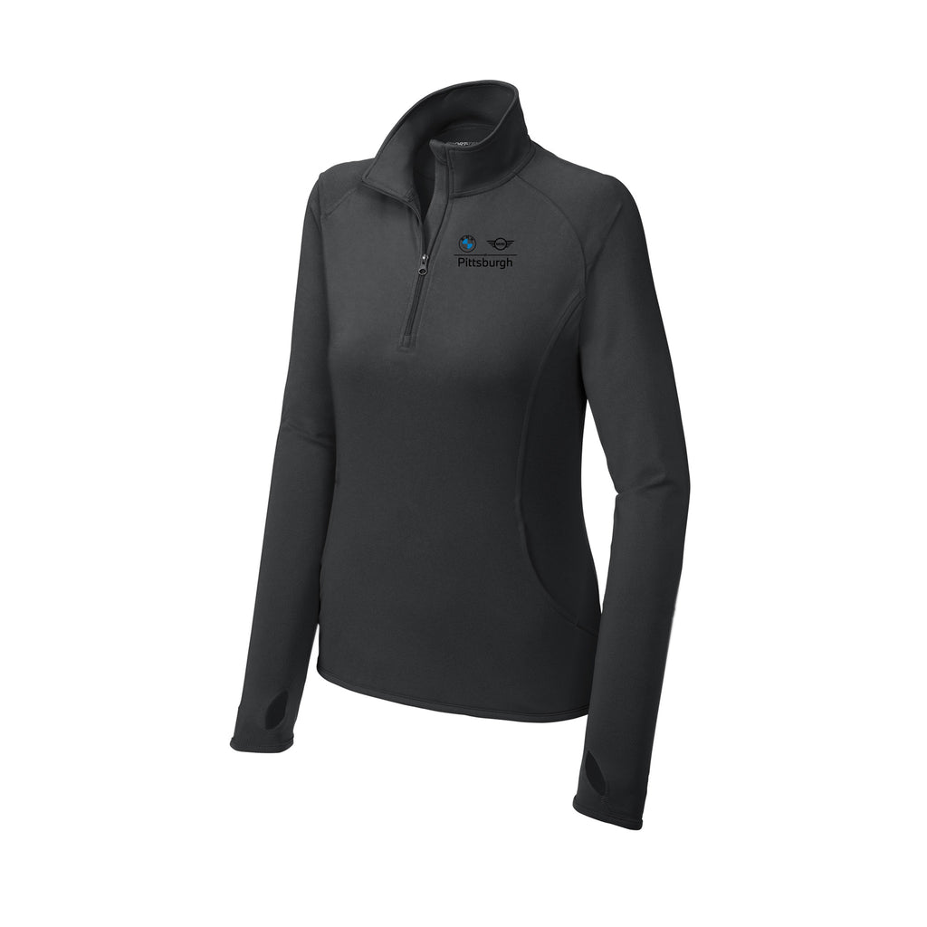 P&W BMW - Sport-Tek® Ladies Sport-Wick® Stretch 1/4-Zip Pullover