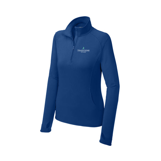 Traditions of Hilliard - Sport-Tek® Women's Sport-Wick® Stretch 1/4-Zip Pullover
