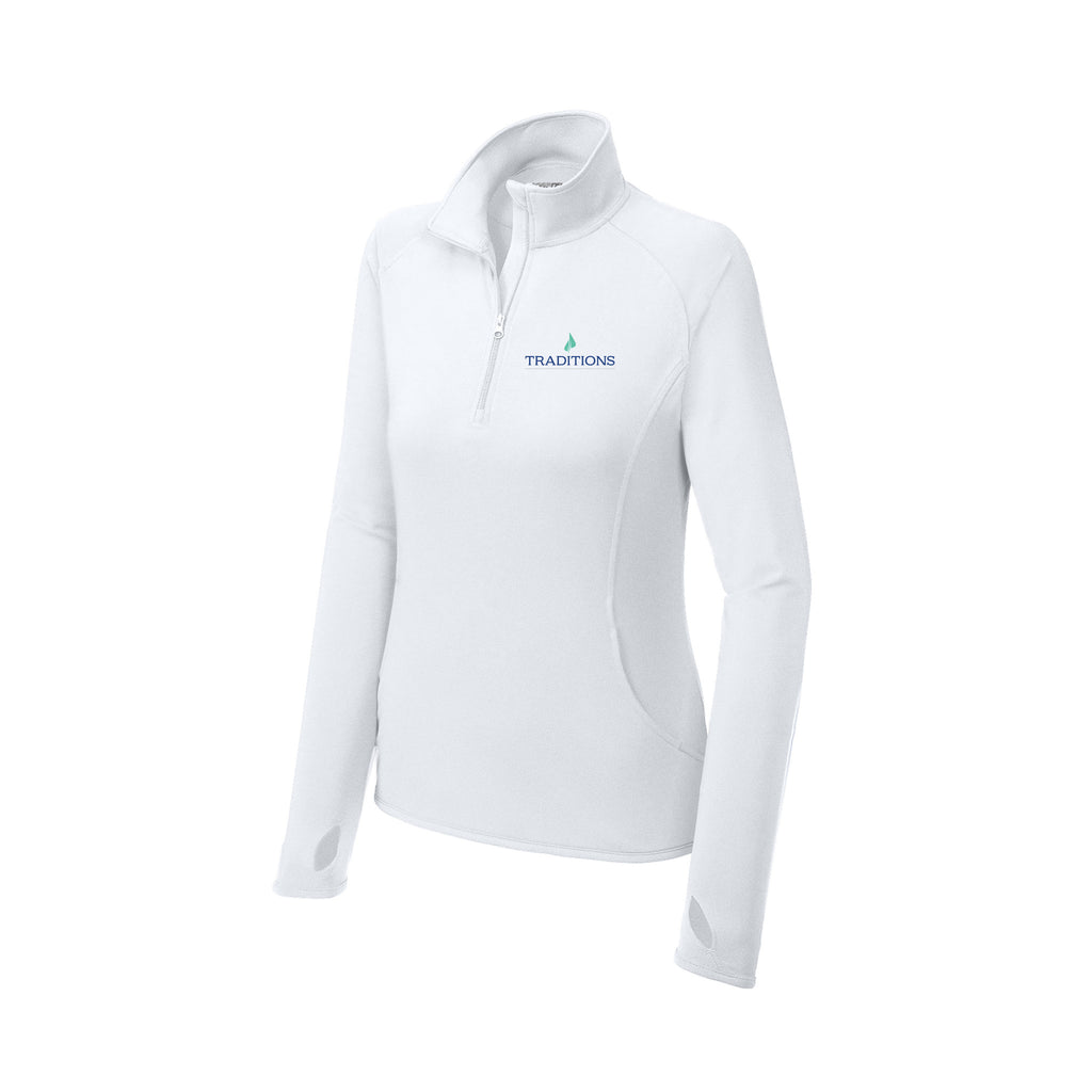 Traditions - Sport-Tek® Women's Sport-Wick® Stretch 1/4-Zip Pullover