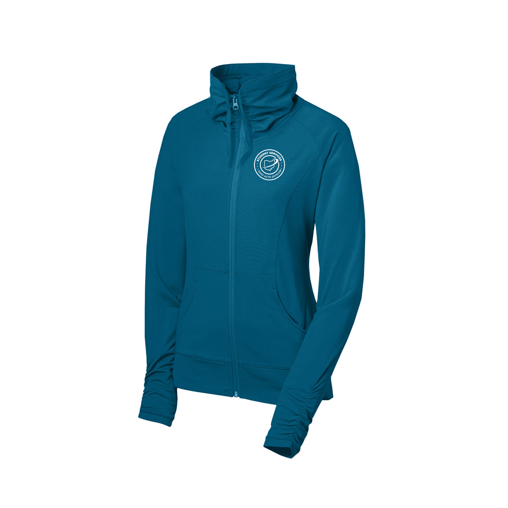 Ohio ACTE Student Services - Sport-Tek® Women's Sport-Wick® Stretch Full-Zip Jacket