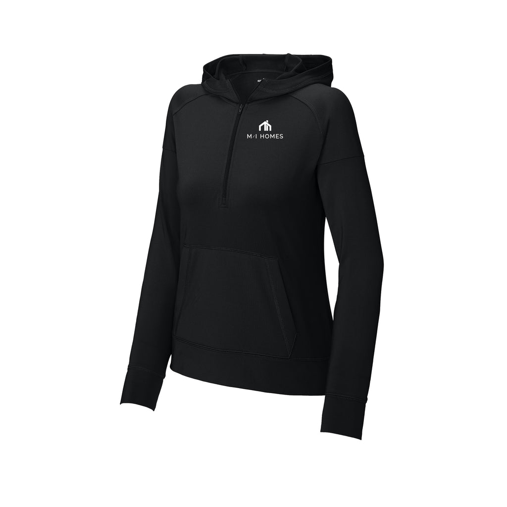 M/I Homes - Sport-Tek® Women's Sport-Wick® Stretch 1/2-Zip Hoodie