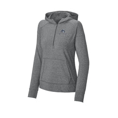 M/I Title - Sport-Tek® Women's Sport-Wick® Stretch 1/2-Zip Hoodie