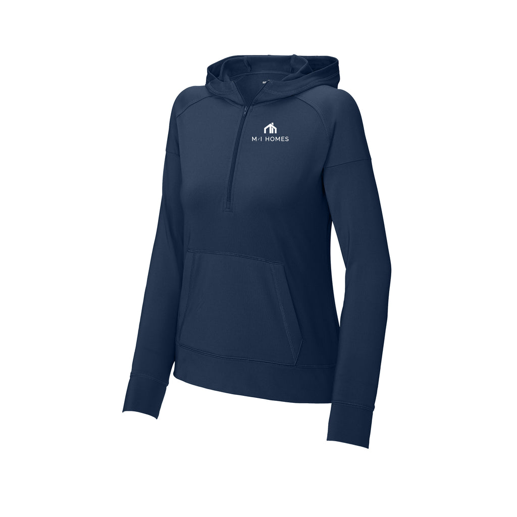 M/I Homes - Sport-Tek® Women's Sport-Wick® Stretch 1/2-Zip Hoodie
