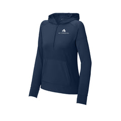 M/I Financial - Sport-Tek® Women's Sport-Wick® Stretch 1/2-Zip Hoodie