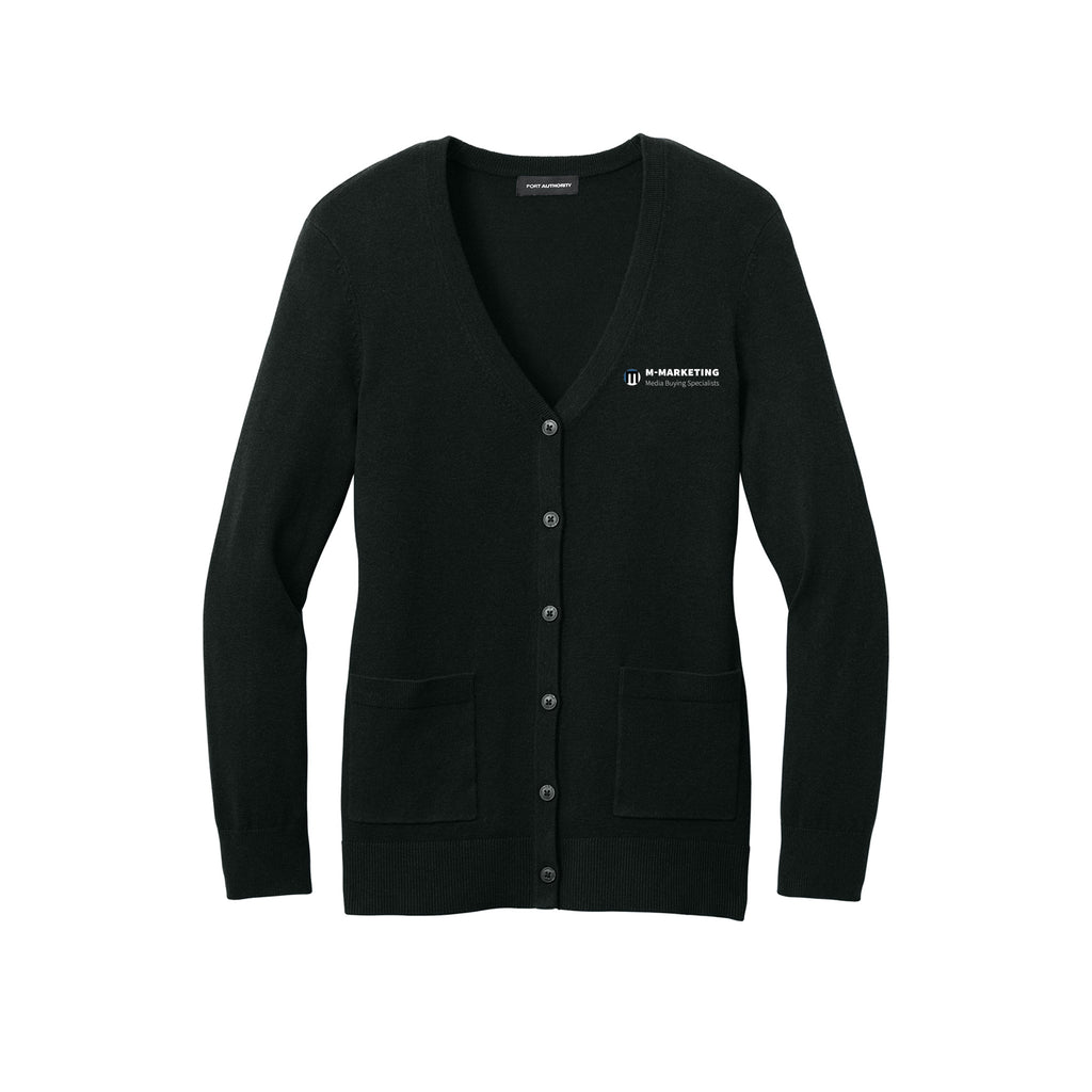 M Marketing Consultants - Port Authority® Women’s Easy Care Button-Up Cardigan Sweater