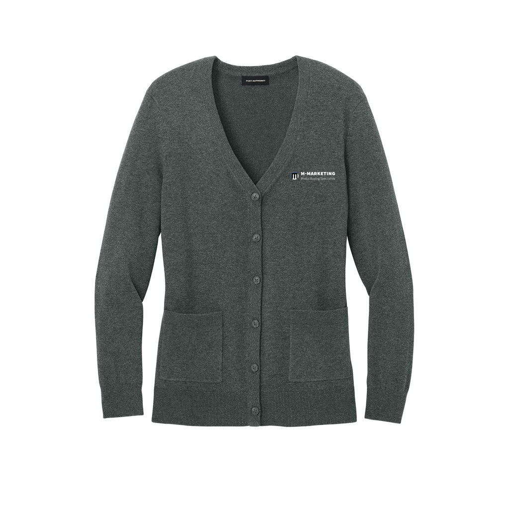 M Marketing Consultants - Port Authority® Women’s Easy Care Button-Up Cardigan Sweater