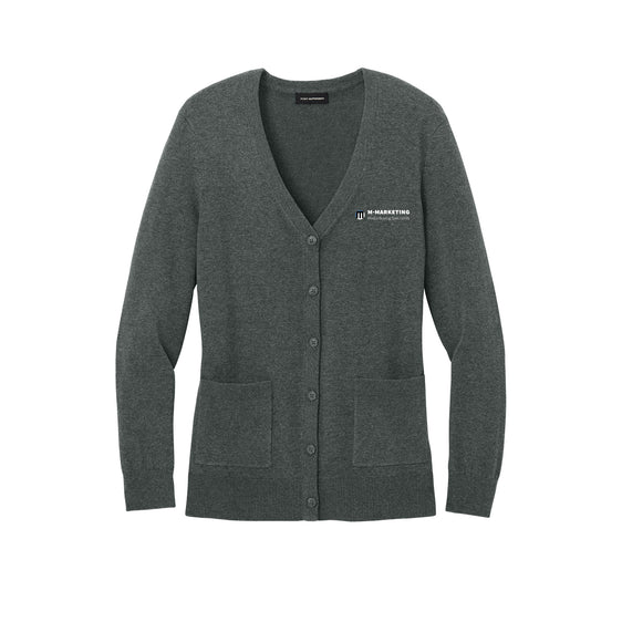 M Marketing Consultants - Port Authority® Women’s Easy Care Button-Up Cardigan Sweater