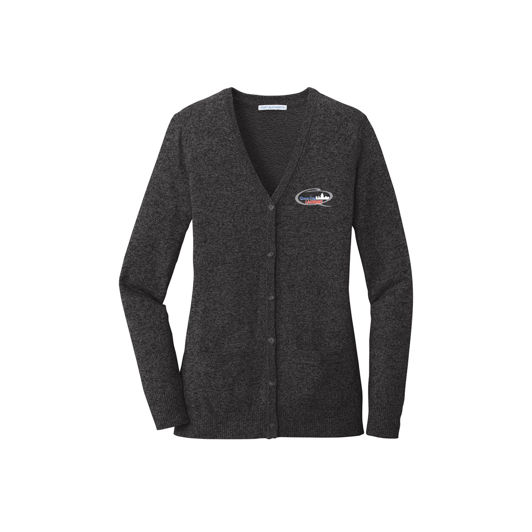 Queen City Laundry - Port Authority ® Ladies Marled Cardigan Sweater –  Spirit Services Company