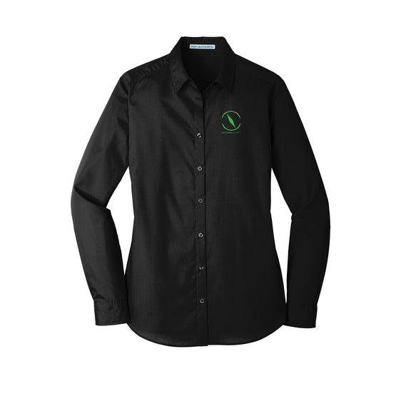 Discovery Church - Port Authority® Ladies Long Sleeve Carefree Poplin Shirt