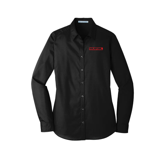 Muetzel - Port Authority® Ladies Long Sleeve Carefree Poplin Shirt