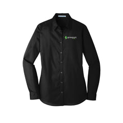 Groveport Municipal - Port Authority® Ladies Long Sleeve Carefree Poplin Shirt