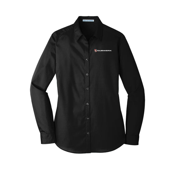 Dubwerx - Port Authority® Ladies Long Sleeve Carefree Poplin Shirt