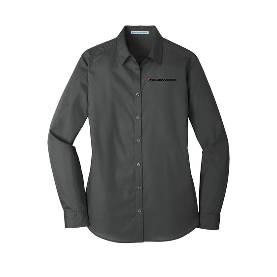 Dubwerx - Port Authority® Ladies Long Sleeve Carefree Poplin Shirt