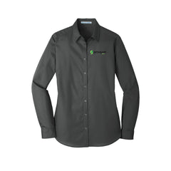 Groveport Municipal - Port Authority® Ladies Long Sleeve Carefree Poplin Shirt