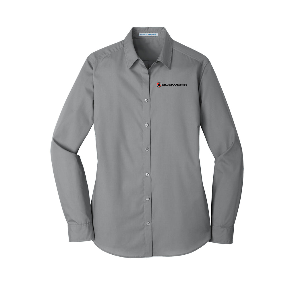 Dubwerx - Port Authority® Ladies Long Sleeve Carefree Poplin Shirt