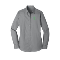 Discovery Church - Port Authority® Ladies Long Sleeve Carefree Poplin Shirt